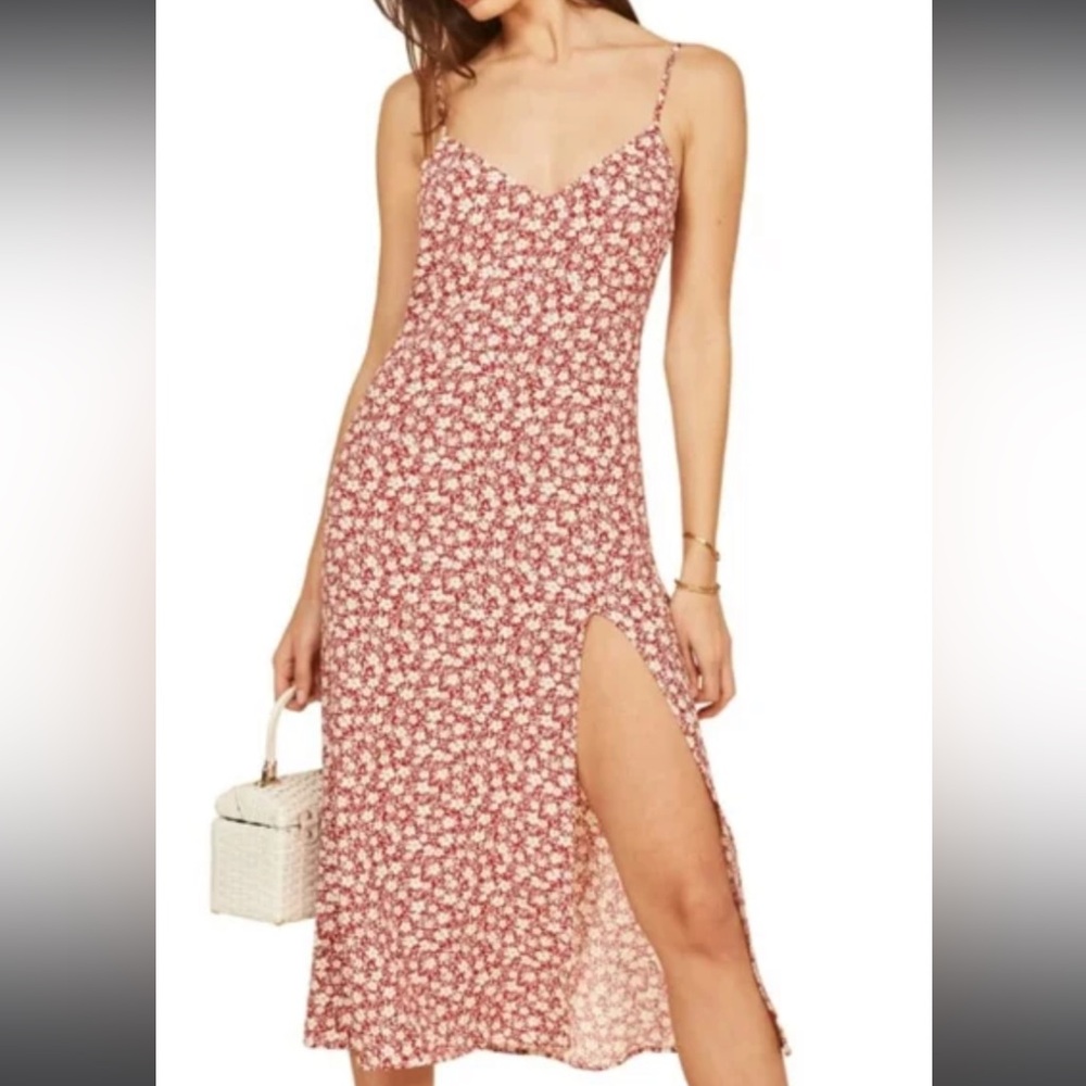 Reformation Crimini Dress - size 4 - Amaro